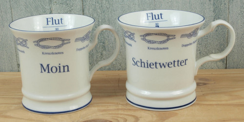 2er set porzellan becher - set,