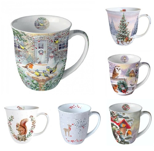 Porzellan tasse tiere winter - porzellan-tasse"tiere,