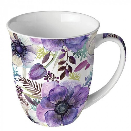 Porzellan-Tasse"Purple