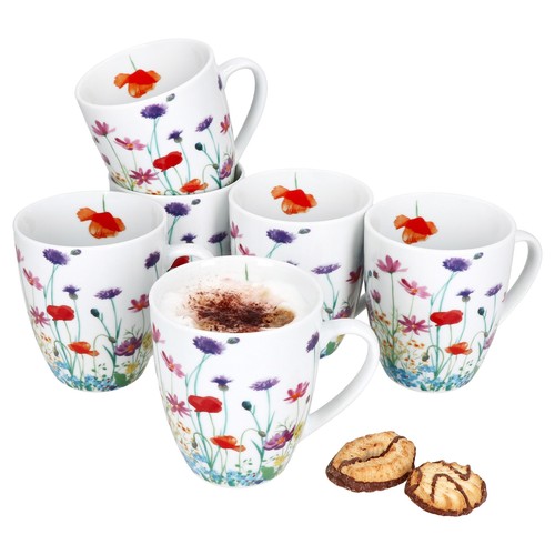 6er set marie kaffeebecher - set,