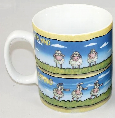 Großer kaffeebecher schafe - großer,