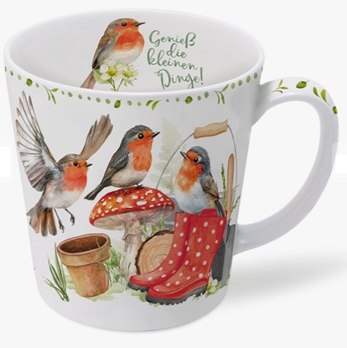 Tasse sommer rotkehlchen - tasse,