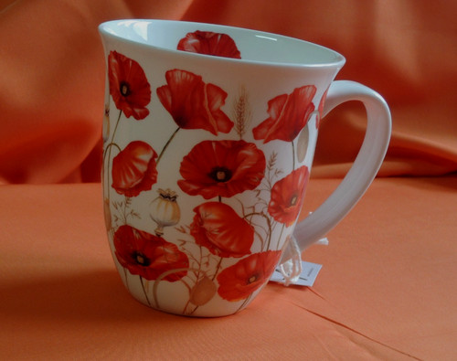 Porzellan tassen klatschmohn - porzellan,