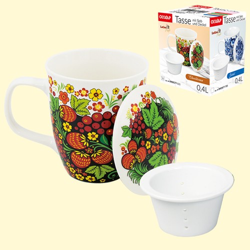 Tasse mit deckel und - deckel, 400