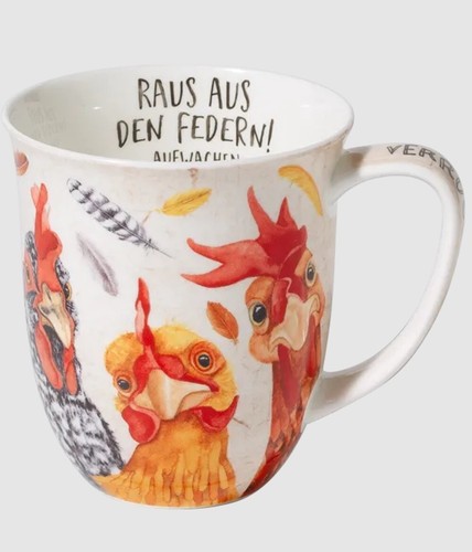 Tasse verrückte hühner - tasse,