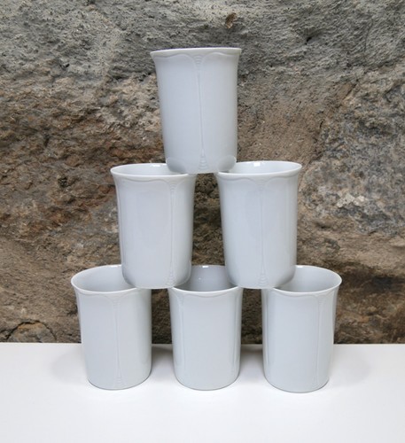 Vintage porzellan becher - 6,