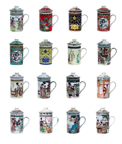 Teetasse 250ml deckel sieb - deckel,
